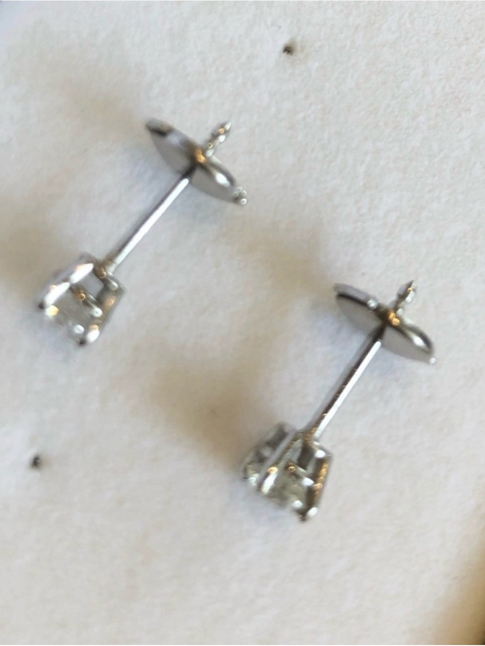 Tiffany & Co. Brilliant Round Diamond Stud Earrings - White - Picture 2 of 6